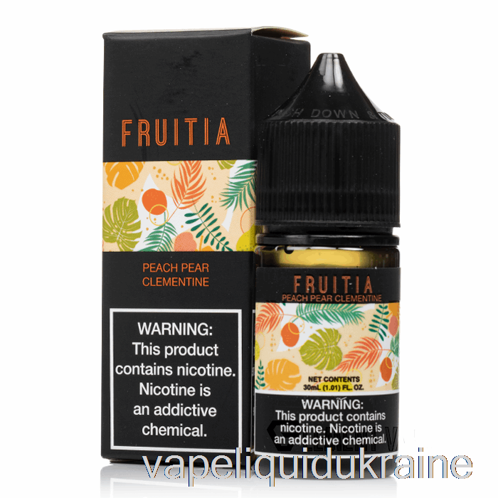 Vape Ukraine Peach Pear Clementine - Fruitia Salts - 30mL 35mg